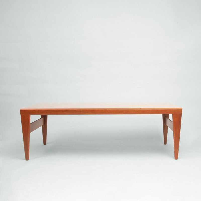 Vintage Extendable Coffee Table By Illum Wikkelsø For Koefoed's Møbelfabrik Denmark 1960s