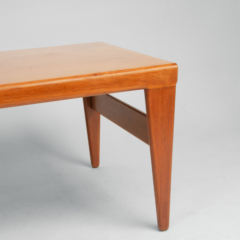 Vintage Extendable Coffee Table By Illum Wikkelsø For Koefoed's Møbelfabrik Denmark 1960s