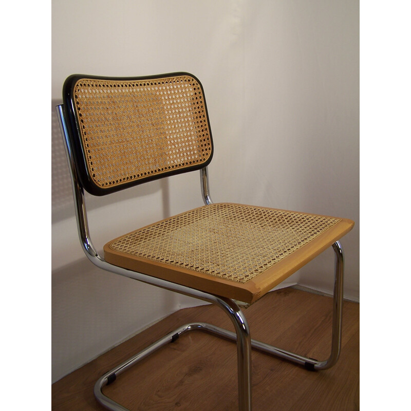 Set of 4 "Cesca B32" chairs, Marcel BREUER - 1980s