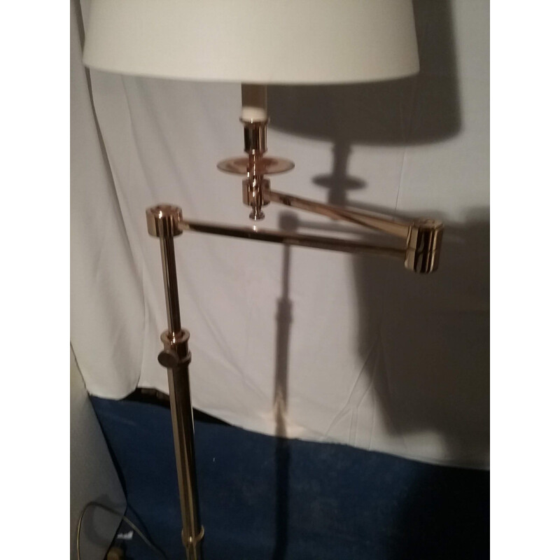 Vintage brass reading light 