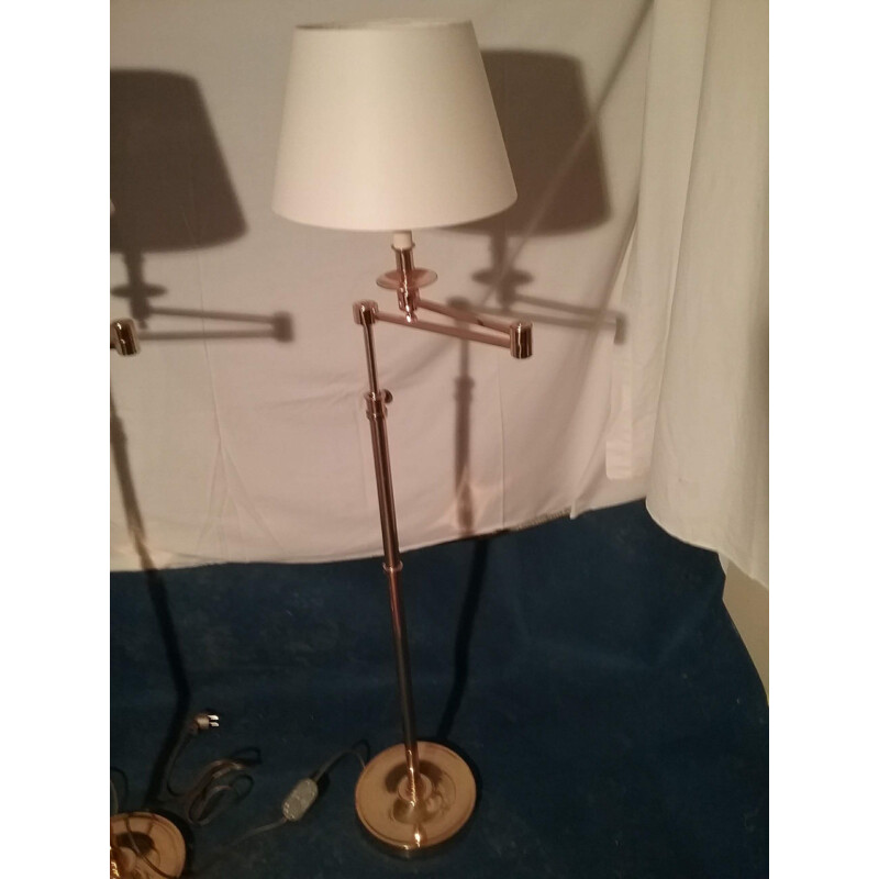 Vintage brass reading light 