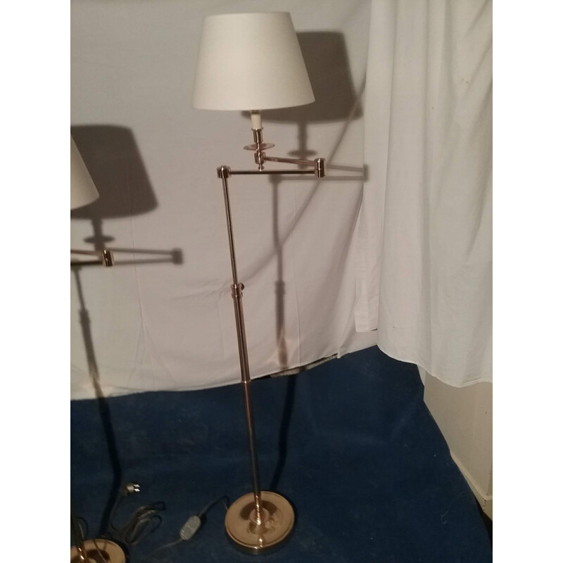 Vintage brass reading light 