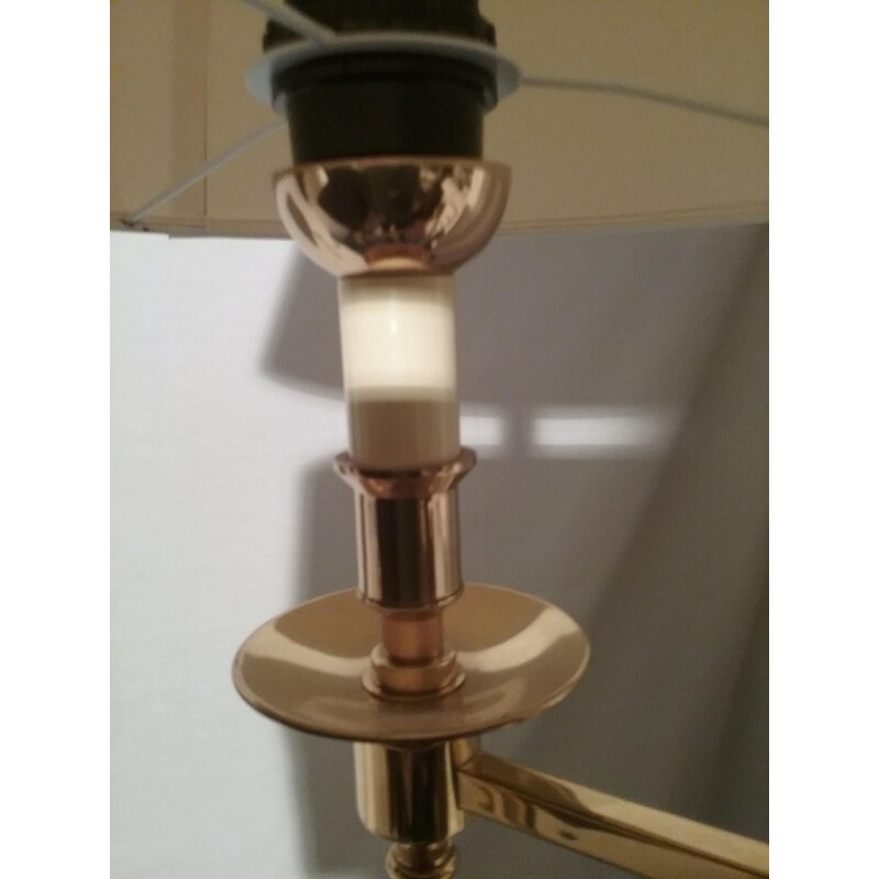 Vintage brass reading light 