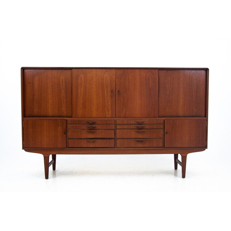 Vintage Highboard teak Danish 1960s