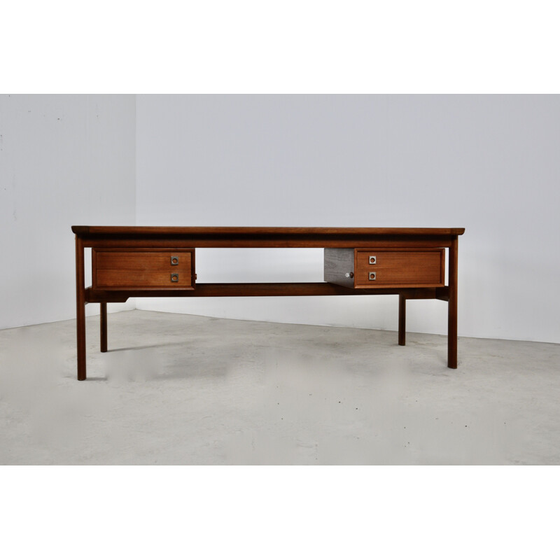 Vintage Executive Teak Desk by Arne Vodder for Sibast, 1965