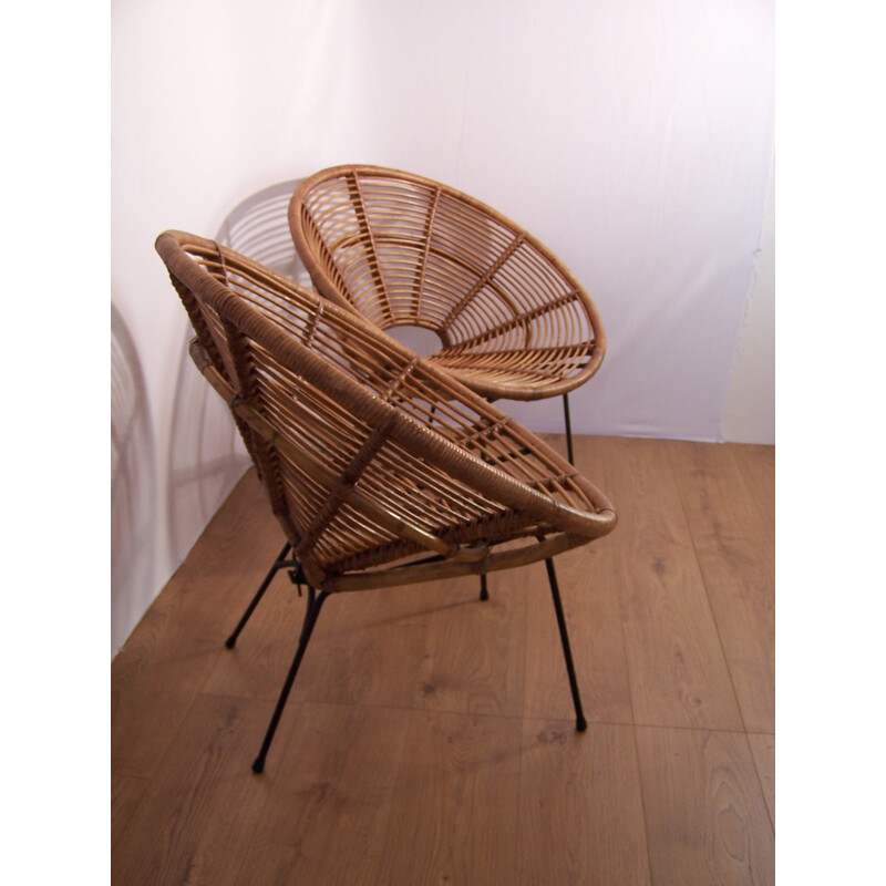 Paire de fauteuils "Soleil", Janine ABRAHAM & Dirk JAN ROL - 1950