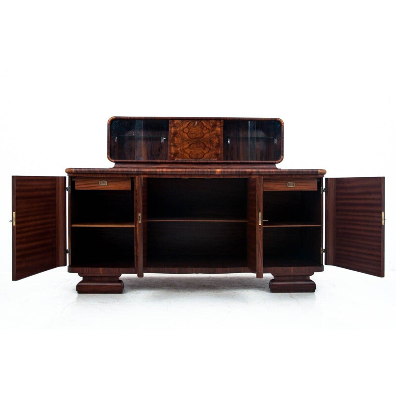 Vintage sideboard Art Deco Poland, 1940s