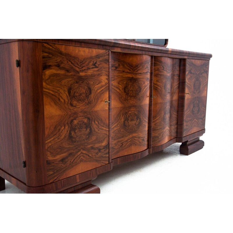 Vintage sideboard Art Deco Poland, 1940s