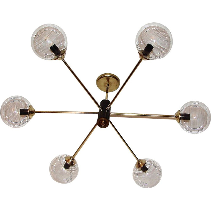 Vintage modern chandelier 1960