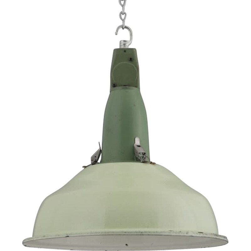 Vintage soviet industrial pendant lamp