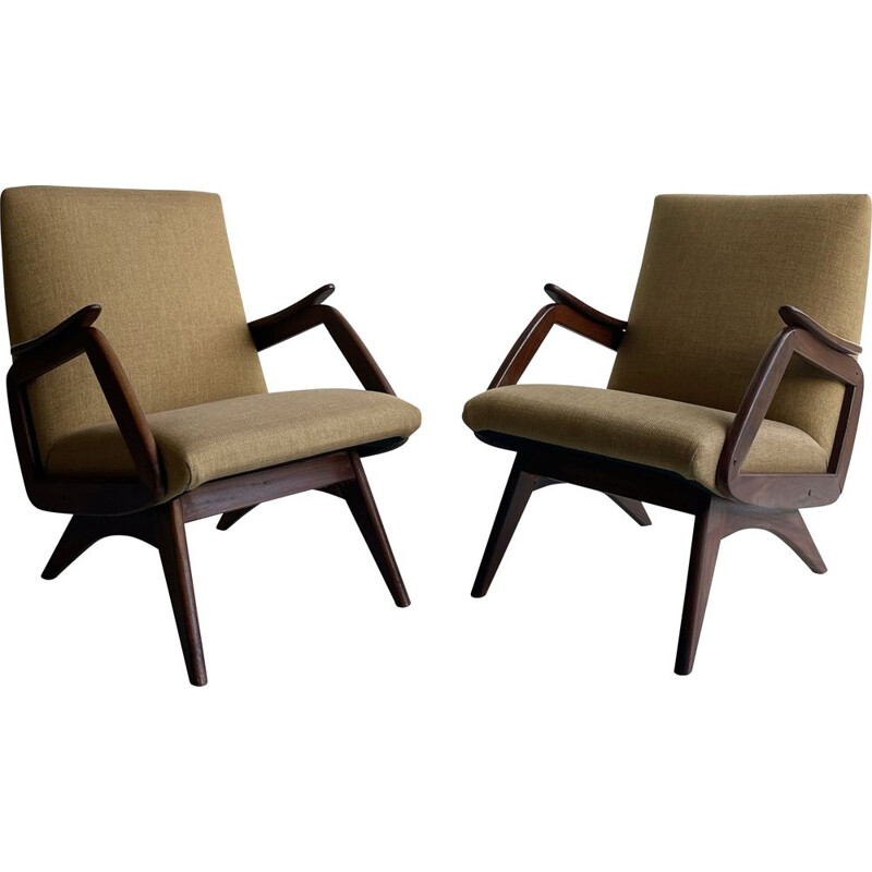 Paire de fauteuils vintage Danois 1960