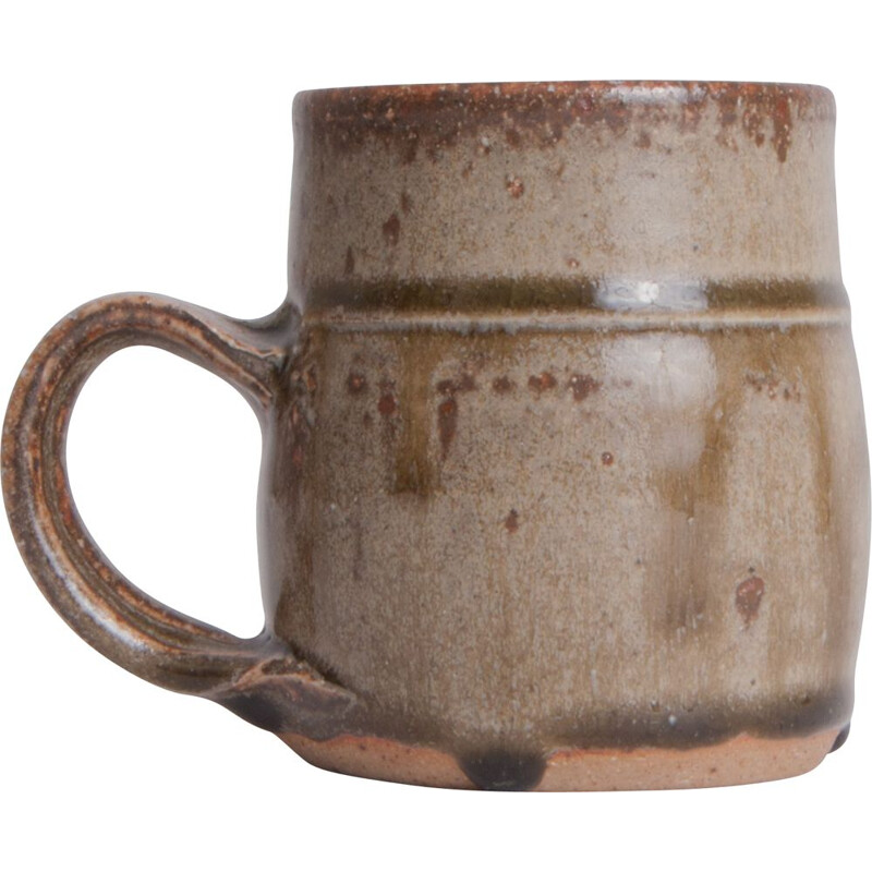 Vintage Glazed Mug with Handle England
