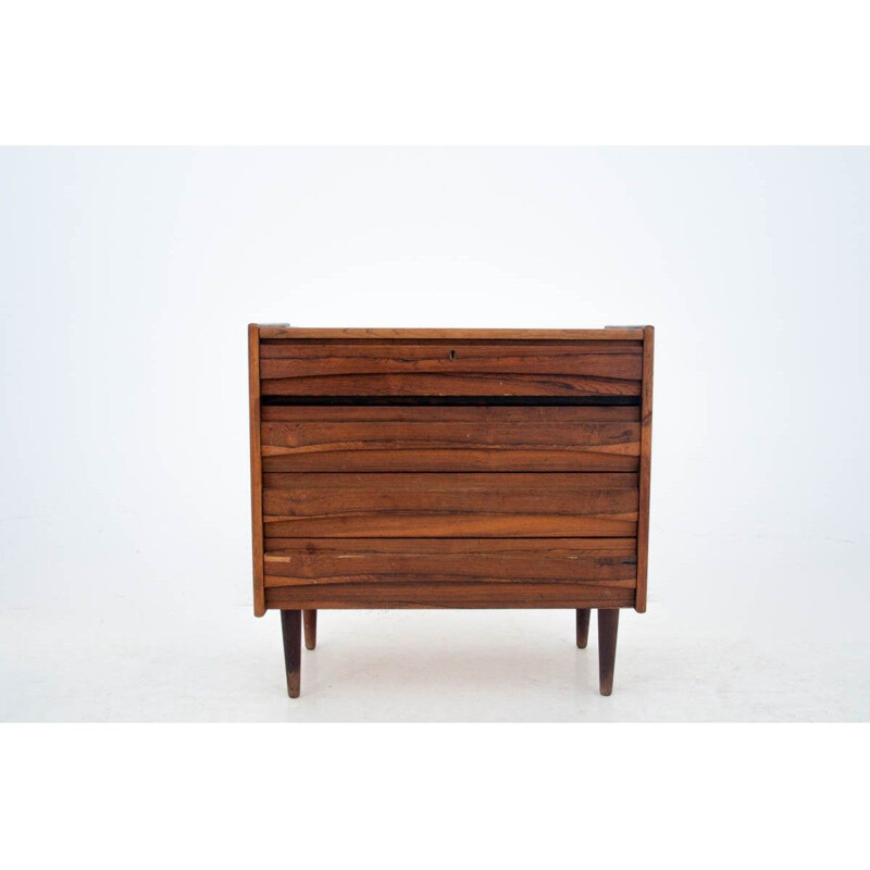 Lavabo vintage de madera de palisandro Dinamarca 1960