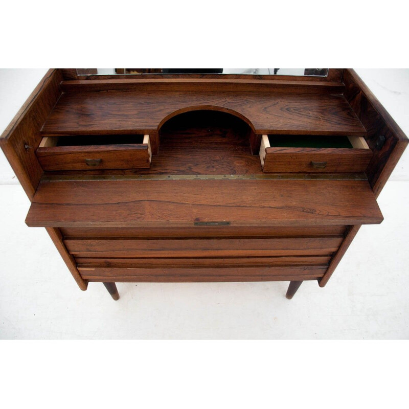 Lavabo vintage de madera de palisandro Dinamarca 1960