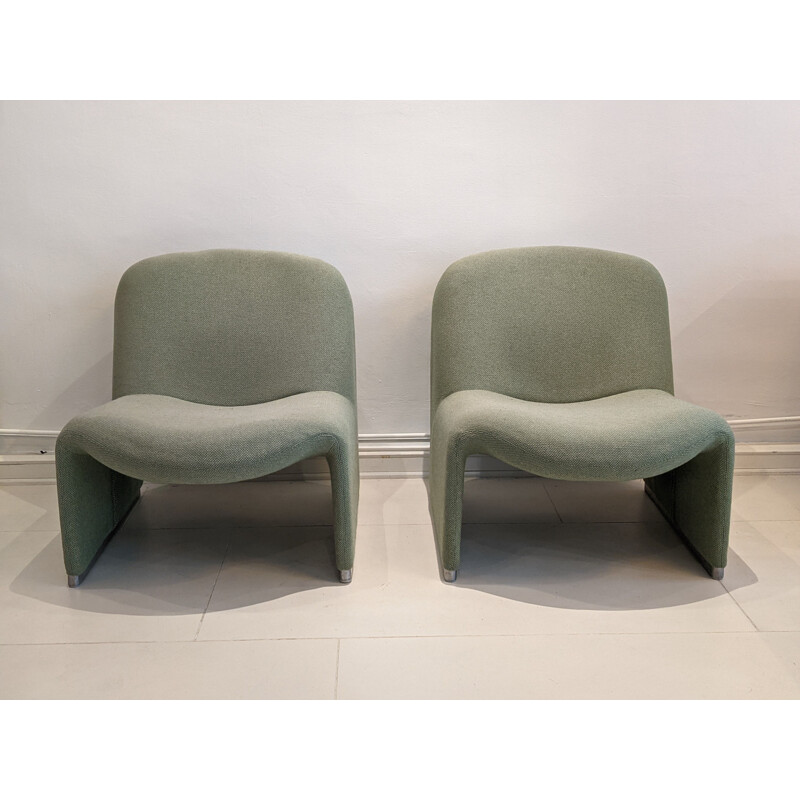 Pair of vintage Alky armchairs by Giancarlo Piretti