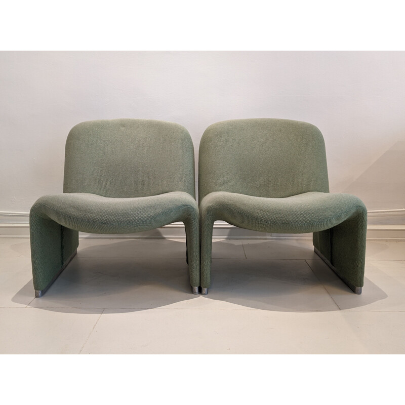 Pair of vintage Alky armchairs by Giancarlo Piretti