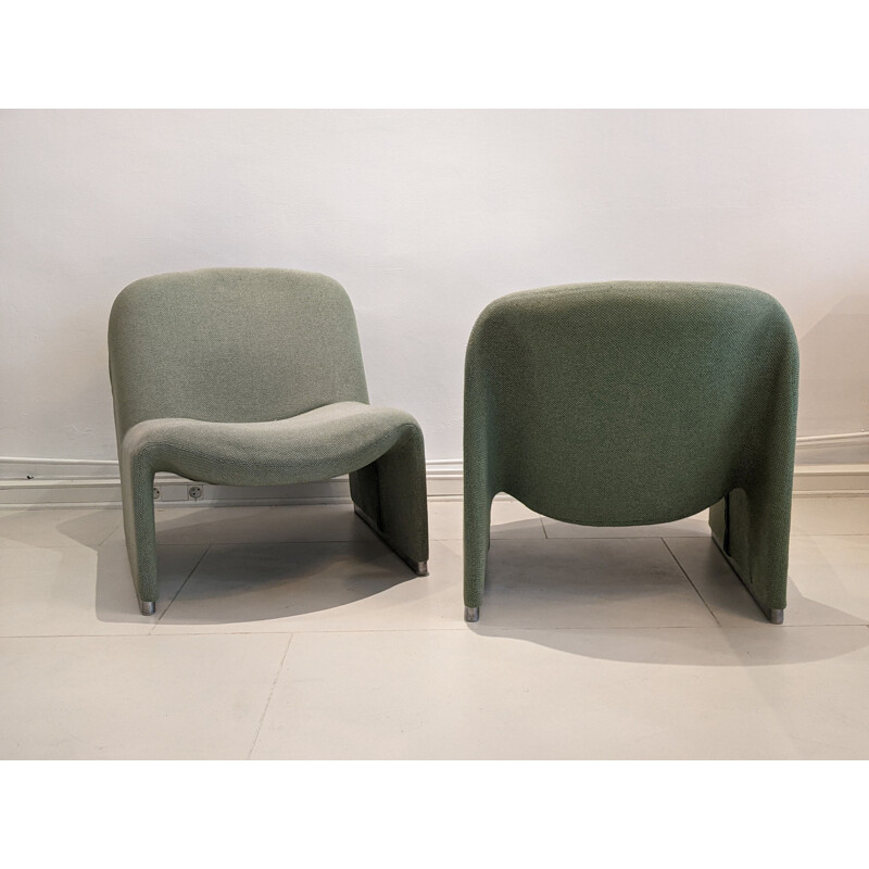 Pair of vintage Alky armchairs by Giancarlo Piretti