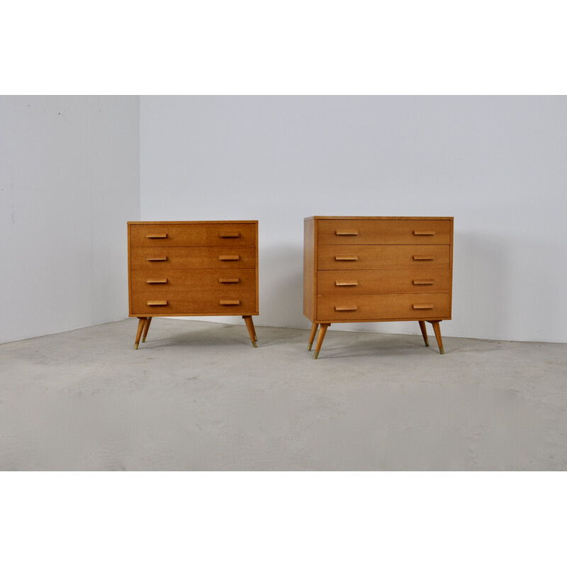 Pair of vintage chest of drawers 1970S