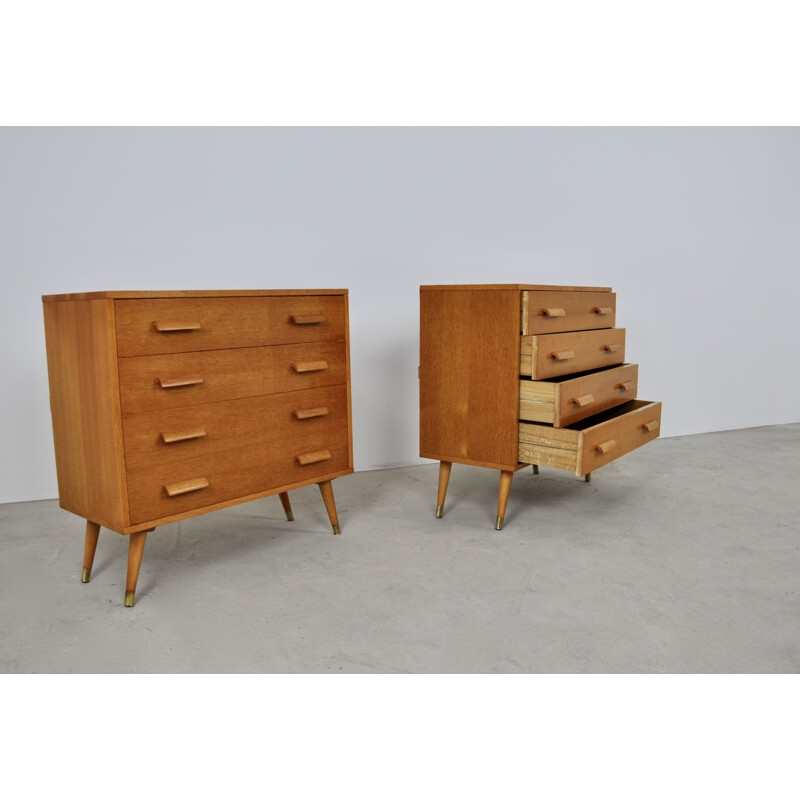 Pair of vintage chest of drawers 1970S