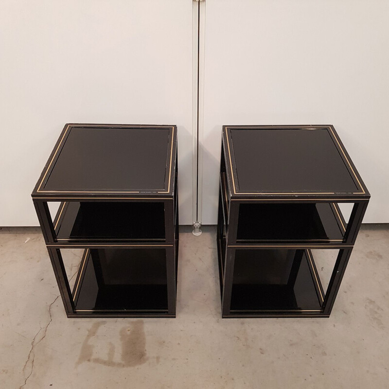 Pair of vintage side tables by Pierre Vandel