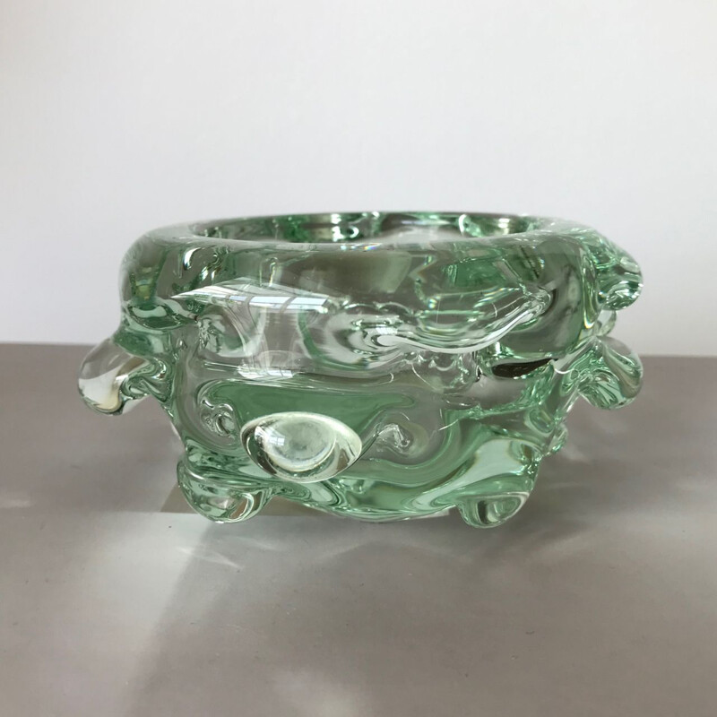 Vintage green bowl Murano
