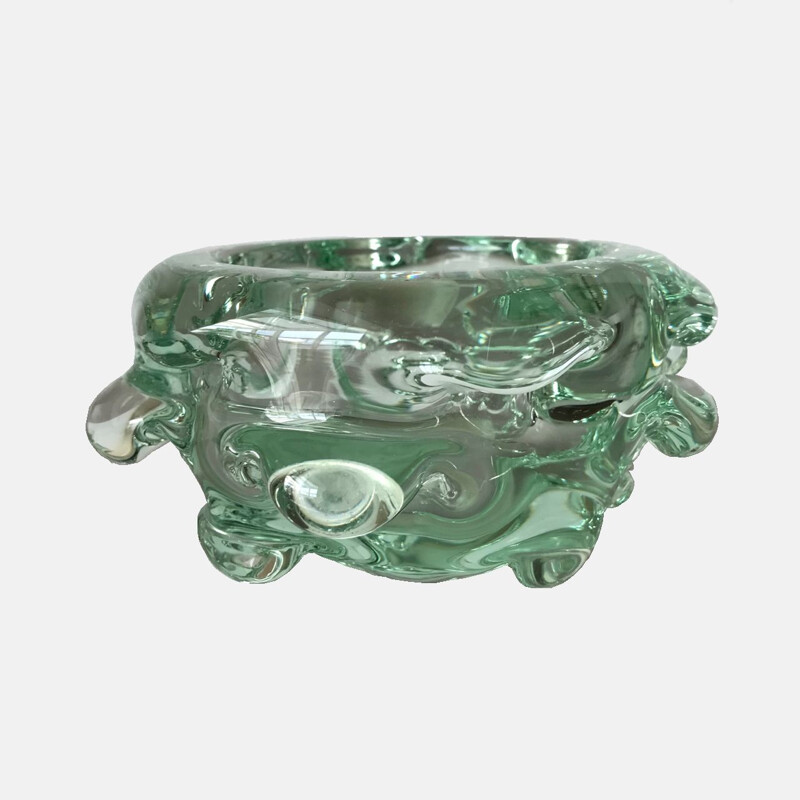 Vintage green bowl Murano