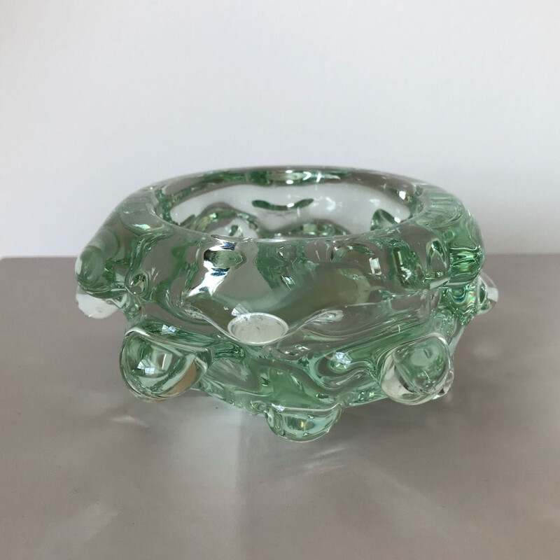 Vintage green bowl Murano