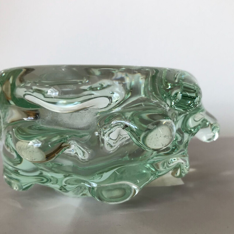 Vintage green bowl Murano