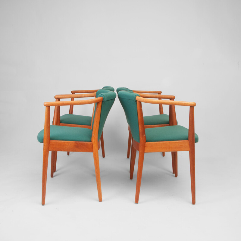 Set of 4 vintage armchairs, model 83a, by Nanna Ditzel for Søren Willadsen, Denmark 1960