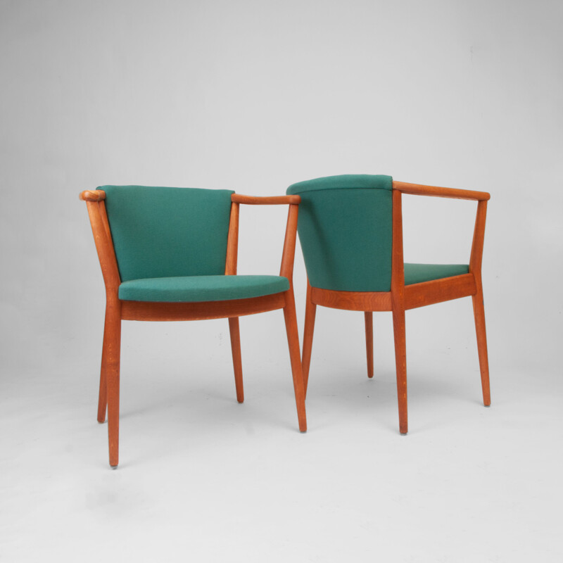 Ensemble de 4 fauteuils vintage, modèle 83a, de Nanna Ditzel pour Søren Willadsen, Danemark 1960