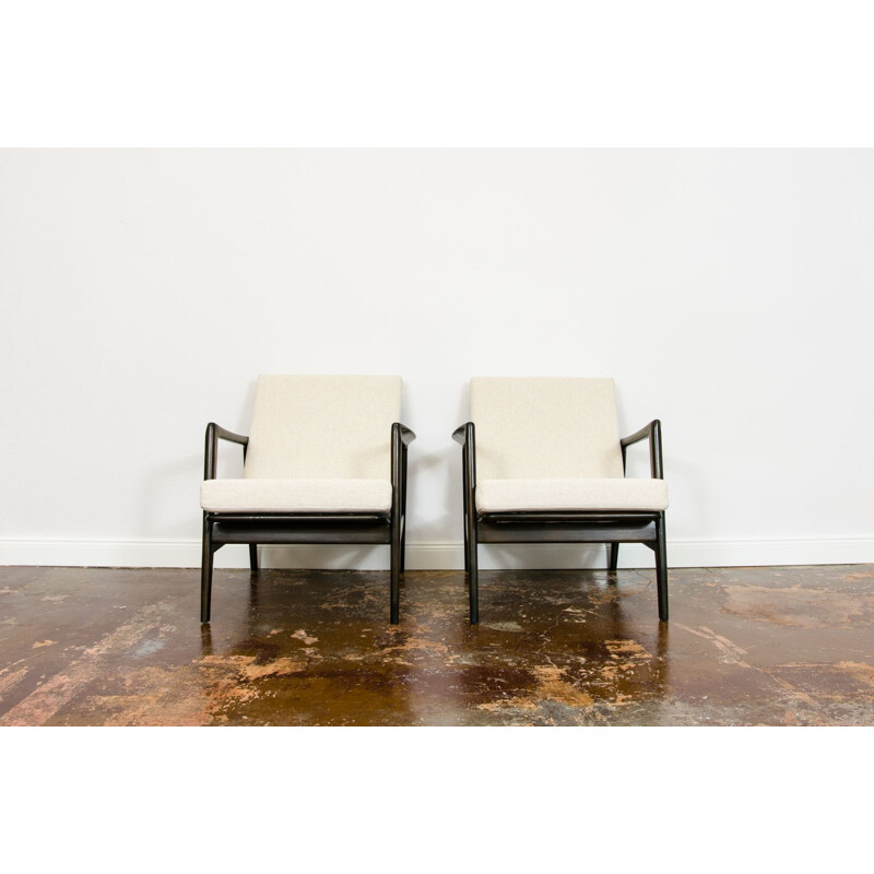 Pair of vintage armchairs type 300-139 by SFM 1960