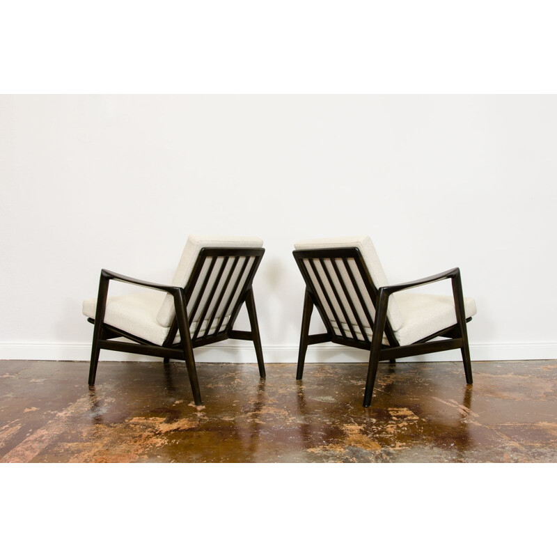 Paire de fauteuils vintage type 300-139 par SFM 1960