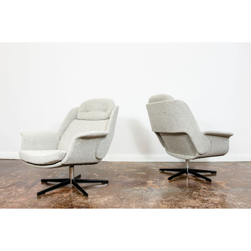 Vintage B7041 armchairs by Radomsko, 1970s