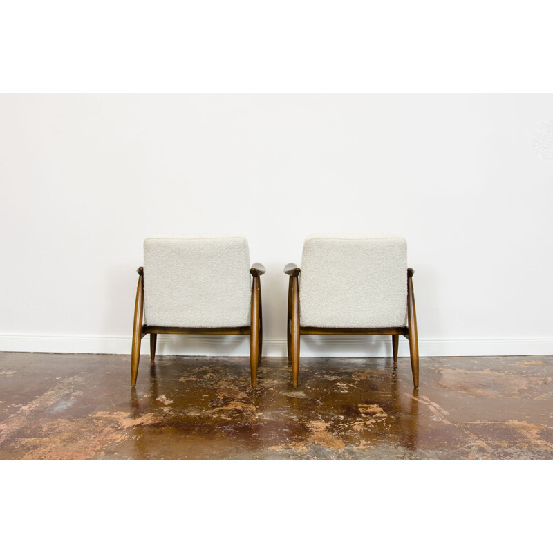 Pair of vintage armchairs by Juliusz Kędziorek for GFM 1960s