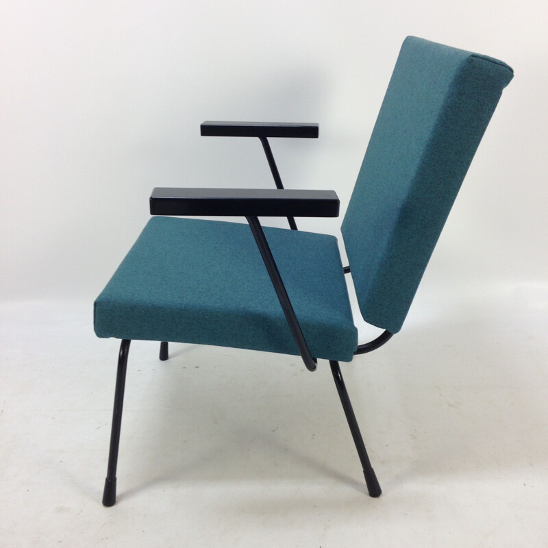 Cadeira Vintage lounge por Wim Rietveld para Gispen 1950