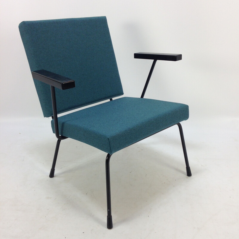 Vintage lounge stoel van Wim Rietveld voor Gispen 1950