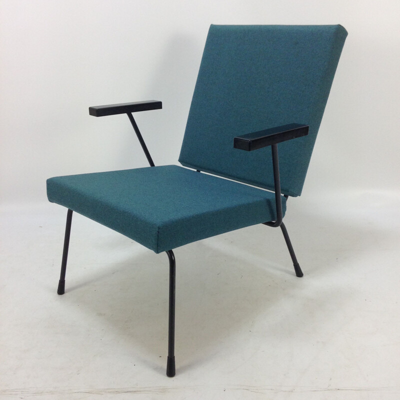 Vintage lounge stoel van Wim Rietveld voor Gispen 1950