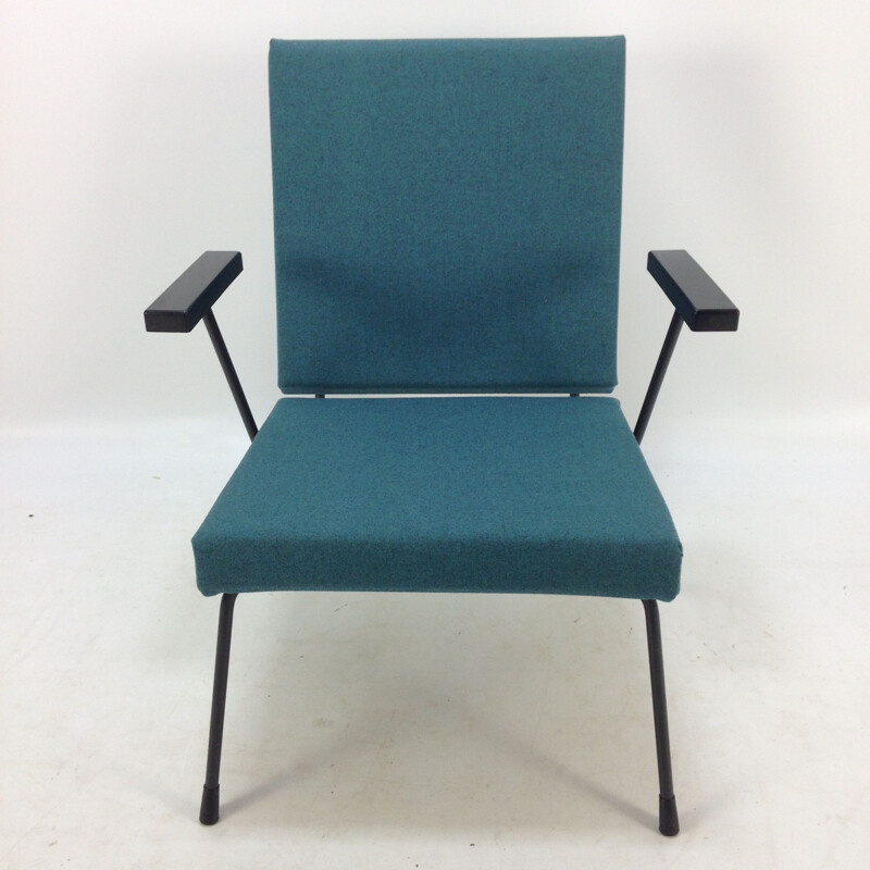 Vintage lounge stoel van Wim Rietveld voor Gispen 1950