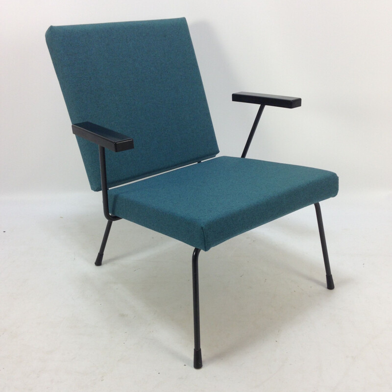 Sedia da salotto vintage di Wim Rietveld per Gispen 1950