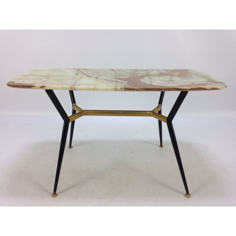 Vintage marble coffee table, Italy 1950