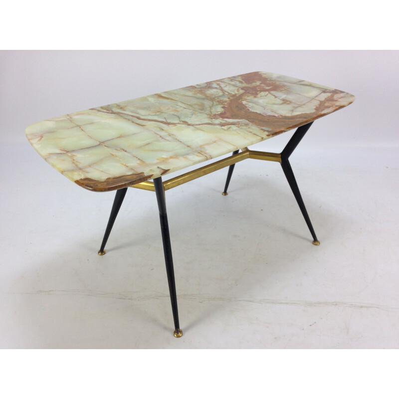 Vintage marble coffee table, Italy 1950