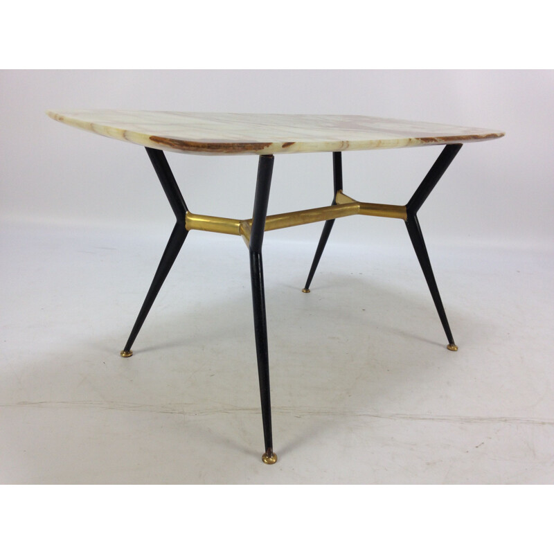 Vintage marble coffee table, Italy 1950