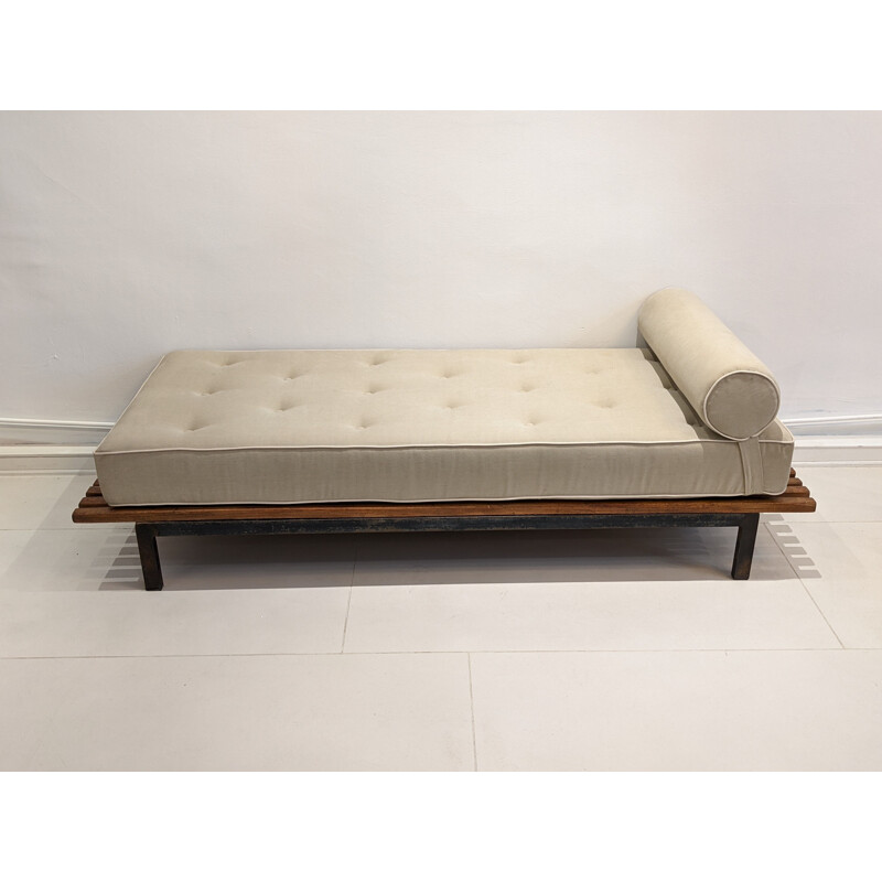 Vintage Cansado bench by Charlotte Perriand 1954s