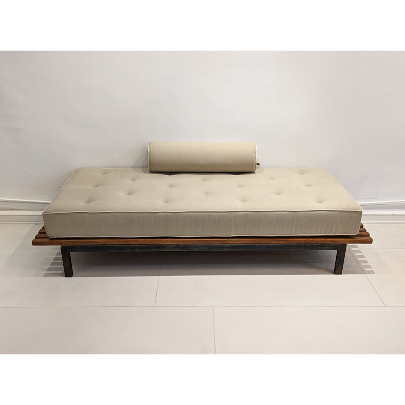 Vintage Cansado bench by Charlotte Perriand 1954s