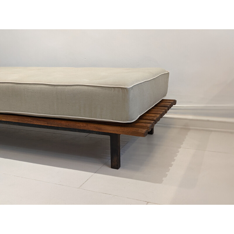 Vintage Cansado bench by Charlotte Perriand 1954s