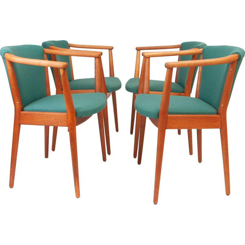 Ensemble de 4 fauteuils vintage, modèle 83a, de Nanna Ditzel pour Søren Willadsen, Danemark 1960