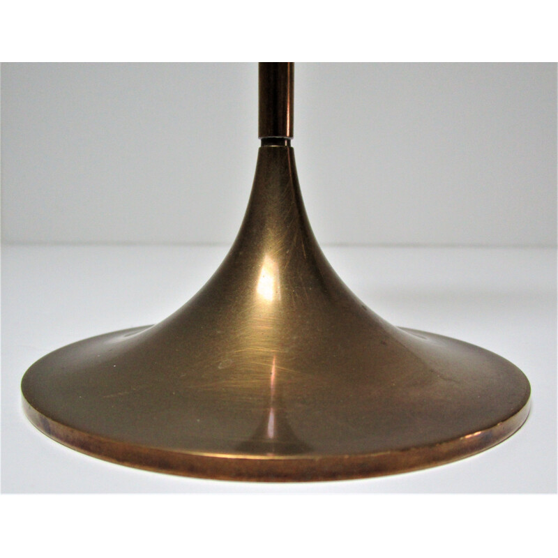 Vintage brass candlestick, Hi-Fi model, by Max Bruël for Torben Orskov, Denmark 1960