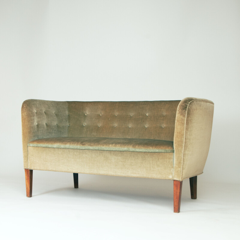 Vintage 2 Seater Sofa Danish 1960s