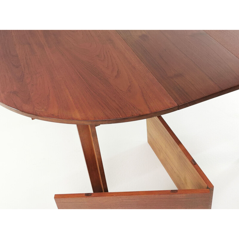 Vintage teak dining table by Inger Klingenberg for France & Son 1960