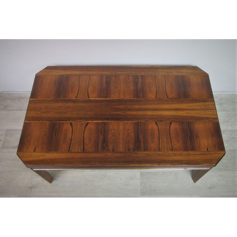 Vintage rosewood coffee table by HMB Möbler, Sweden 1970